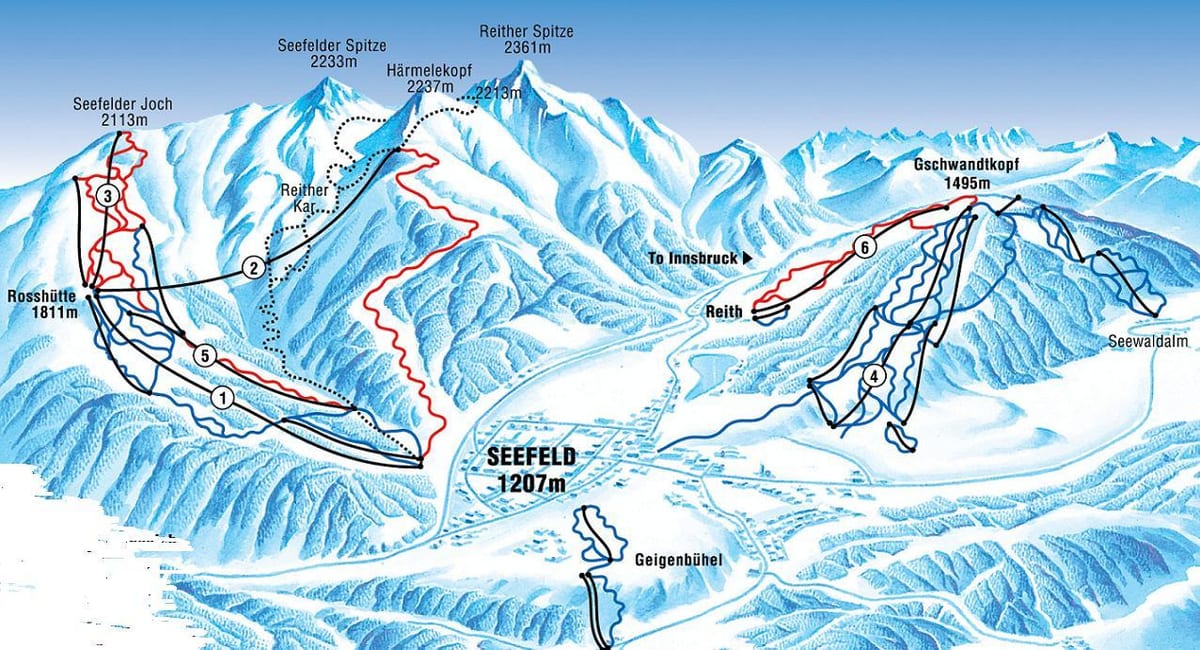 carte de seefeld autriche