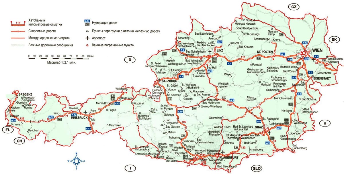 carte de krems en autriche