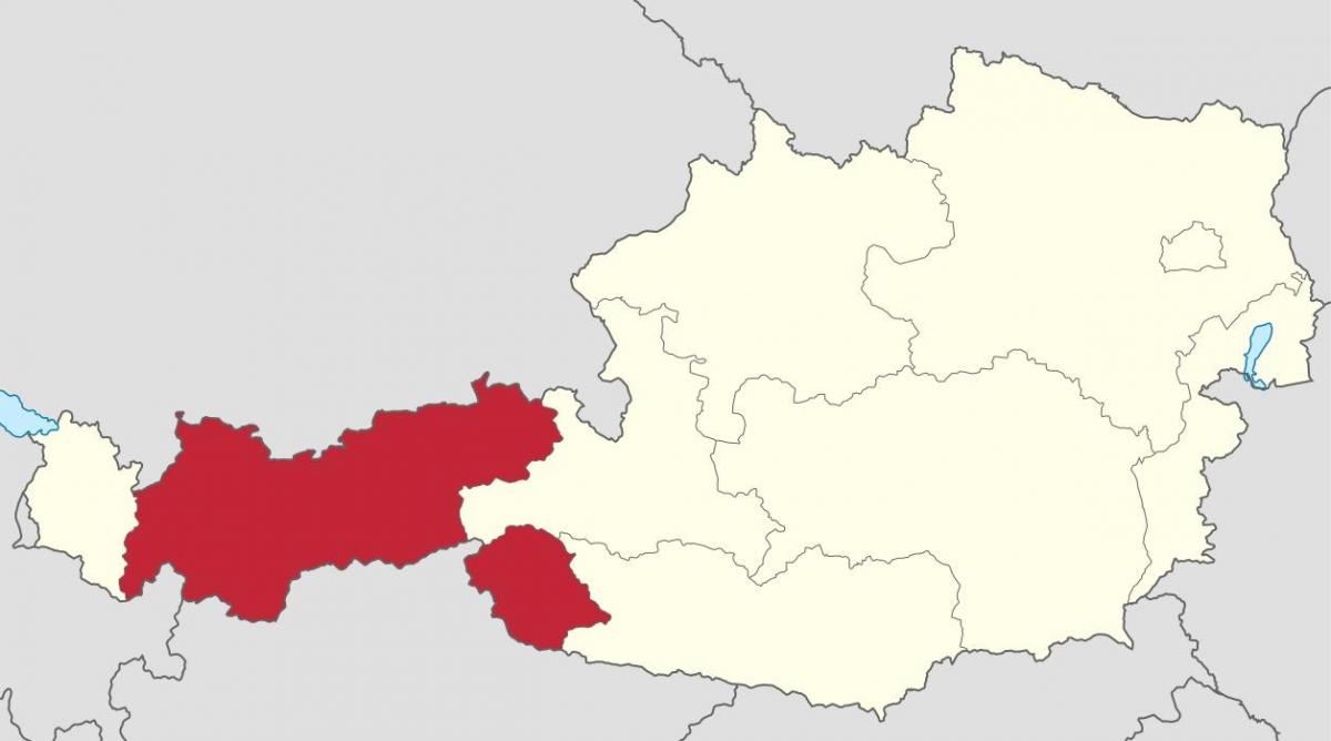tirol autriche carte