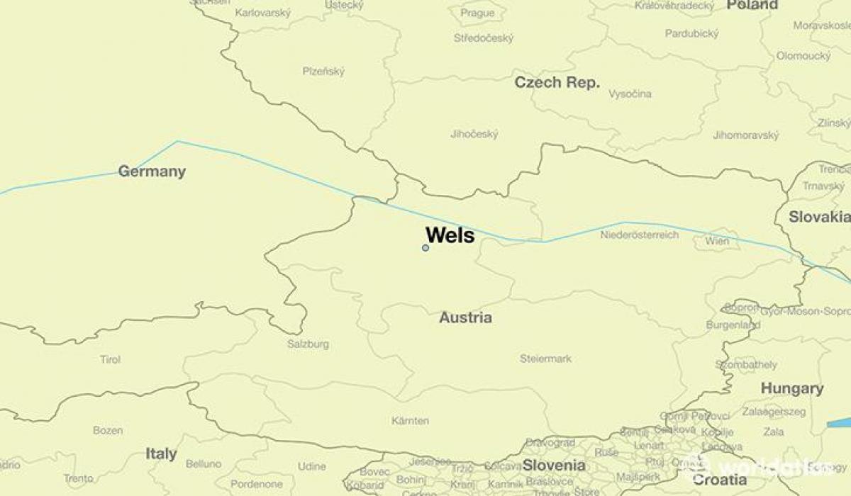 carte de wels, autriche