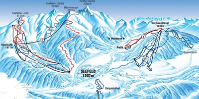 Carte de seefeld autriche