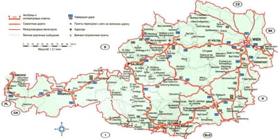 Carte de krems en autriche