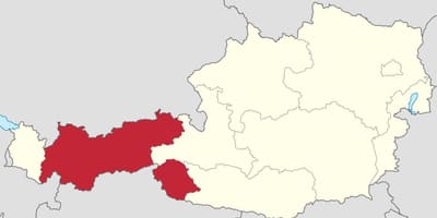 Tirol autriche carte